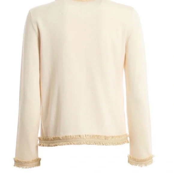 Tory Burch Kendra Marino Wool Cardigan NWOT Size Medium